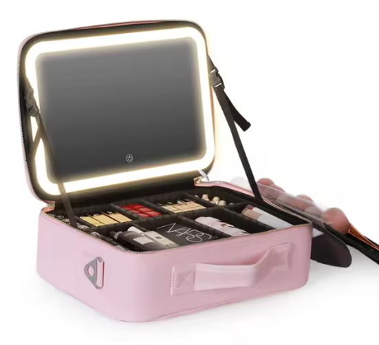 Organizador de maquillaje con espejo